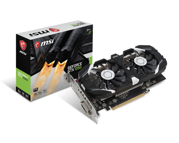 VGA MSI NVIDIA&#174; GeForce&#174; GTX 1050 2GB GDDR5 (GTX1050 2G OCV1) _618ELF